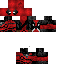 Black skin: raw texture render