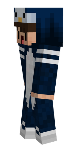 Black skin: body, left side render