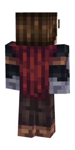Black skin: body, back render