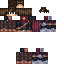 Black skin: raw texture render