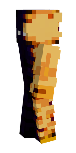 Black skin: body, left side render