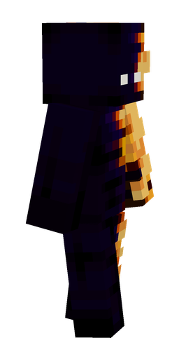 Black skin: body, right side render