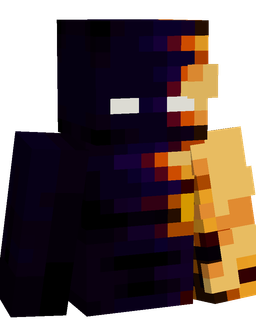 Black skin: bust render