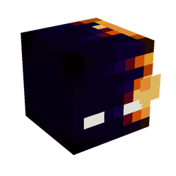 Black skin: head render