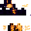 Black skin: raw texture render