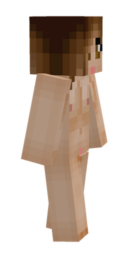 Brown skin: body, right side render