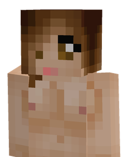 Brown skin: bust render