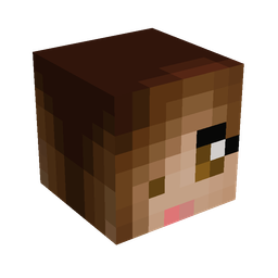 Brown skin: head render