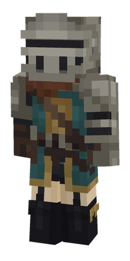 Black skin: body, front render