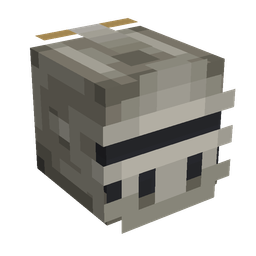 Black skin: head render
