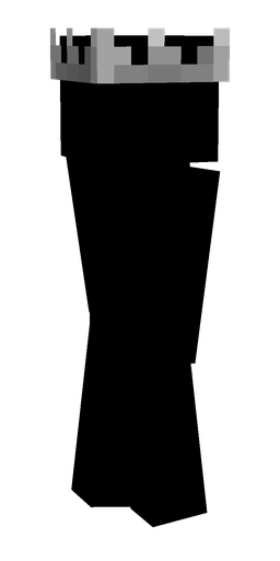 Black skin: body, left side render