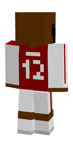 Brown skin: body, back render