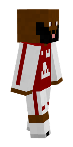 Brown skin: body, right side render