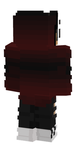 Black skin: body, back render