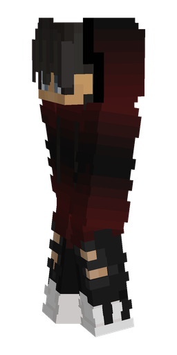 Black skin: body, left side render