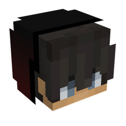 Black skin: head render