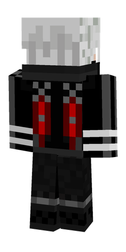Black skin: body, back render