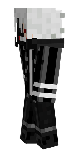 Black skin: body, left side render