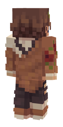 Orange skin: body, back render