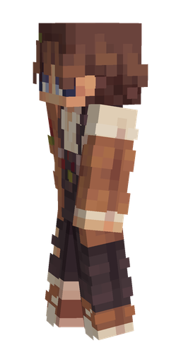Orange skin: body, left side render