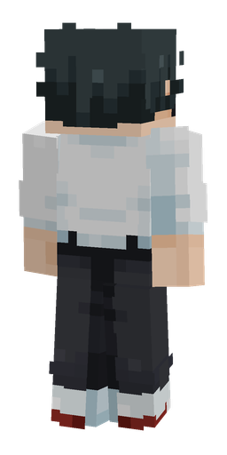 Black skin: body, back render