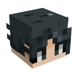 Black skin: head render