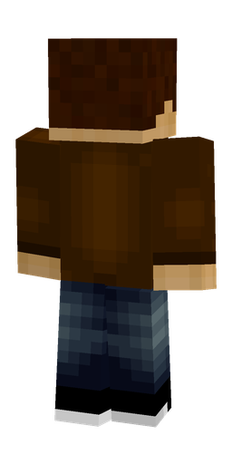 Black skin: body, back render