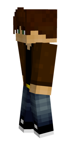 Black skin: body, left side render