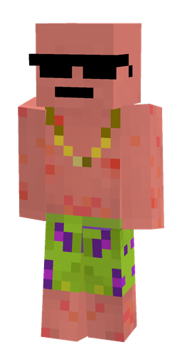Green skin: body, front render