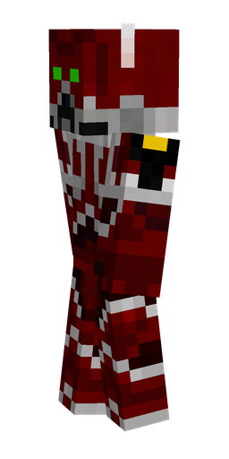 Black skin: body, left side render