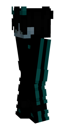 Black skin: body, left side render
