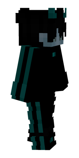 Black skin: body, right side render