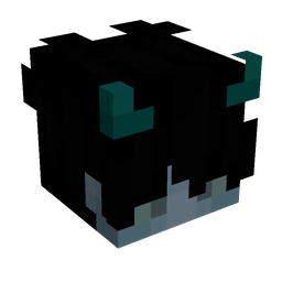 Black skin: head render