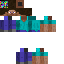 Blue skin: raw texture render
