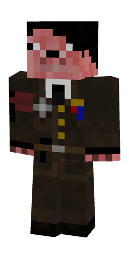 Black skin: body, front render