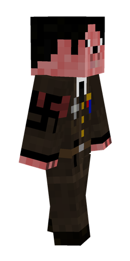 Black skin: body, right side render