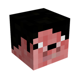Black skin: head render