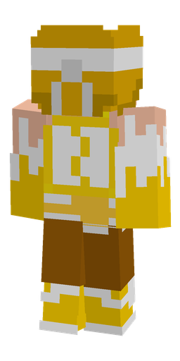 Brown skin: body, back render
