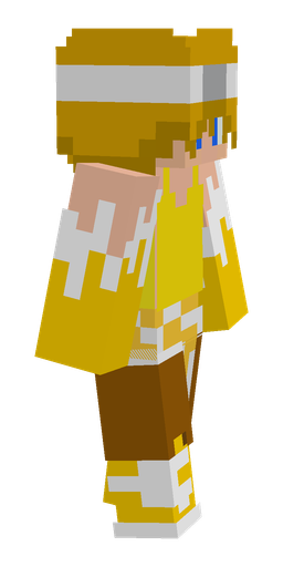 Brown skin: body, right side render