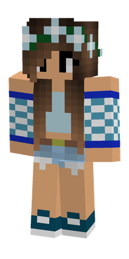 Blue skin: body, front render