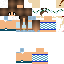 Blue skin: raw texture render