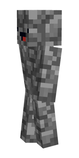Black skin: body, left side render