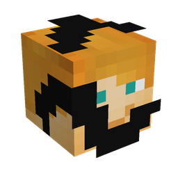 Black skin: head render