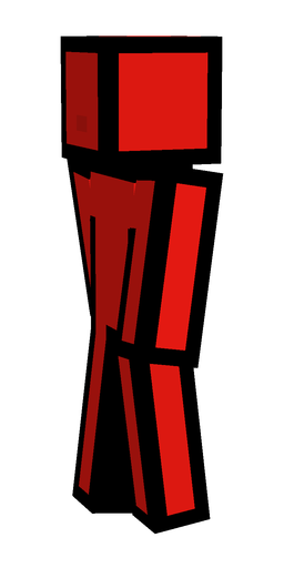 Black skin: body, left side render