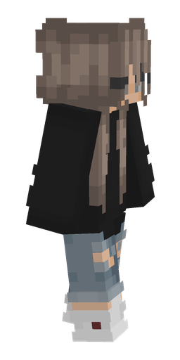 Black skin: body, right side render