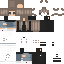 Black skin: raw texture render