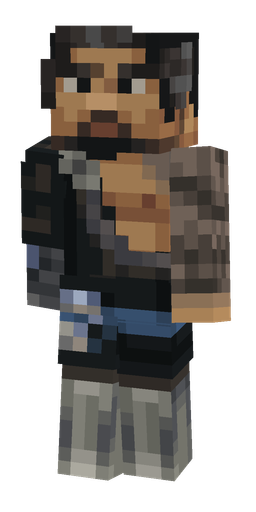Black skin: body, front render
