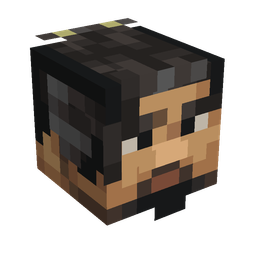 Black skin: head render