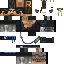 Black skin: raw texture render