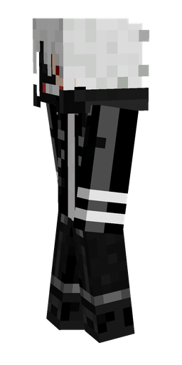 Black skin: body, left side render